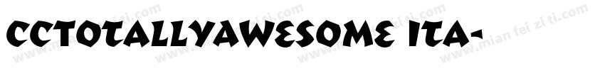 CCTotallyAwesome Ita字体转换